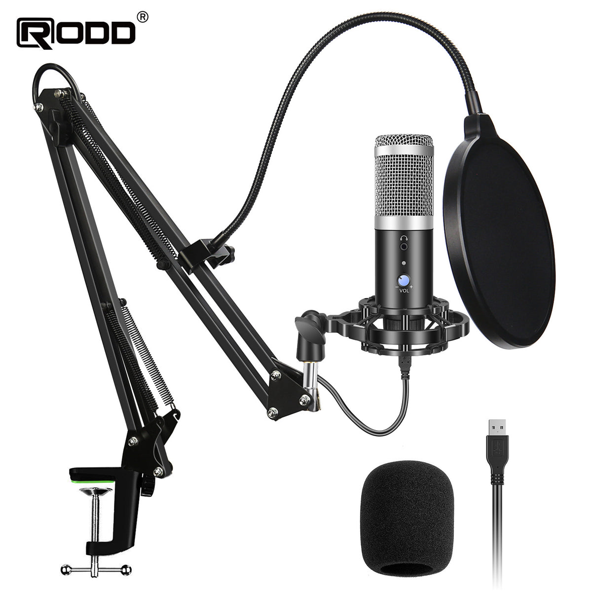 Kit Microfone Condensador USB