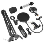 Kit Microfone Condensador USB
