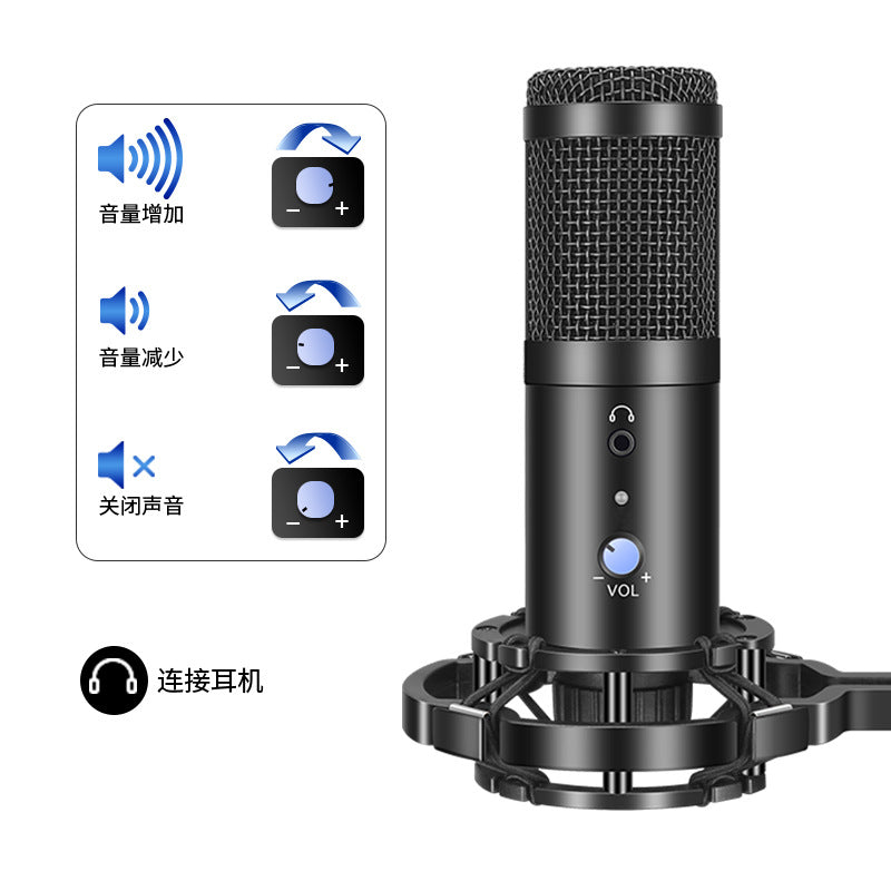 Kit Microfone Condensador USB