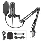 Kit Microfone Condensador USB