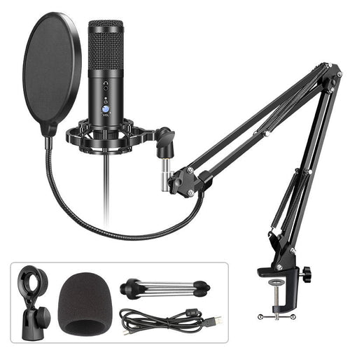 Kit Microfone Condensador USB