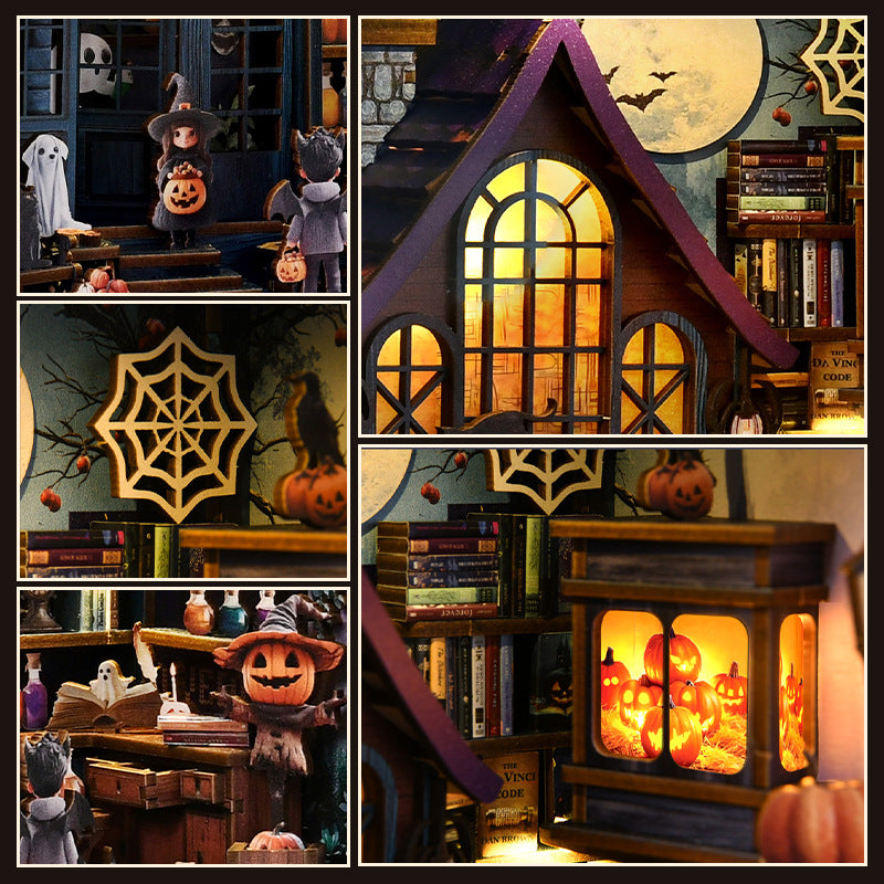 🎃🧙‍♀️ DIY魔女の家 ミニチュア — ハロウィン3Dブックヌック