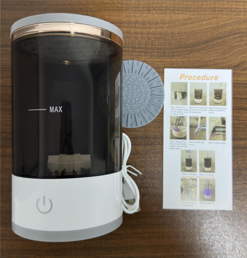 自動メイクブラシクリーナー &  Automatic makeup brush cleaner