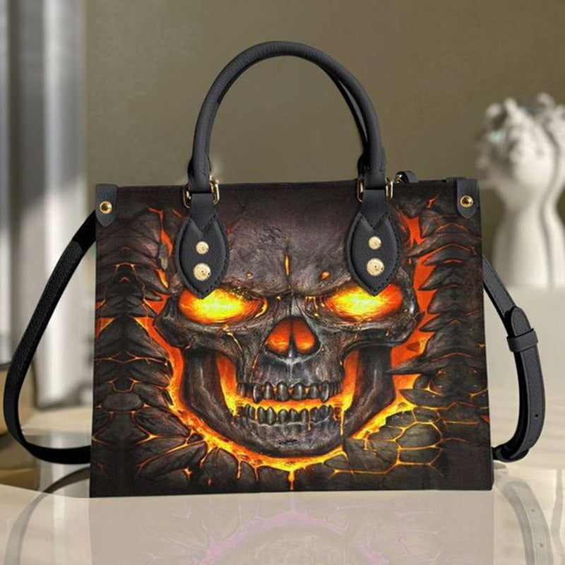 💀👜 スカルデザイン 3Dショルダーバッグ