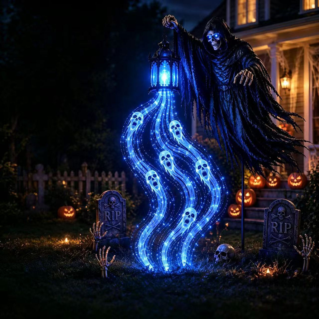 ハロウィン LED ゴーストデコレーション