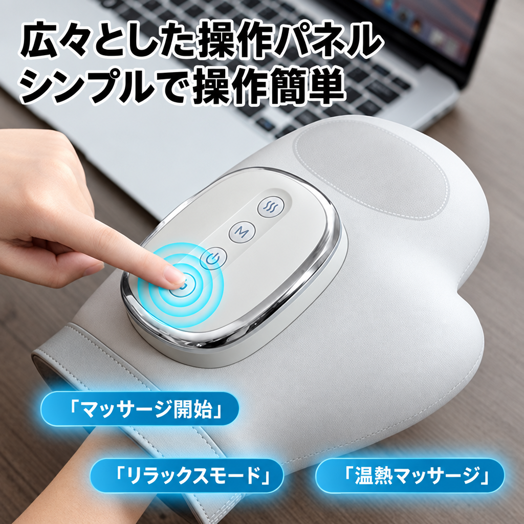 Massager com texto em japonês